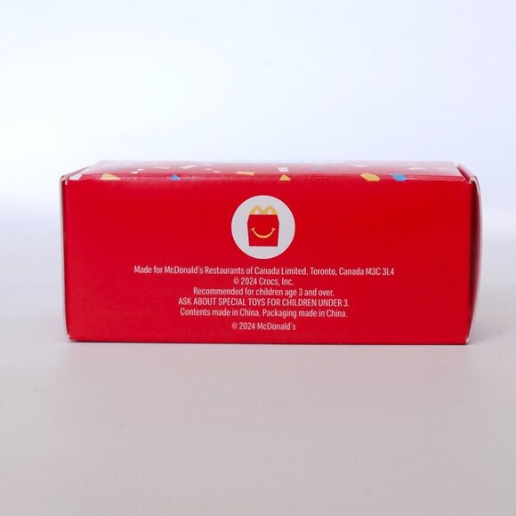 McDonalds x Crocs MINI Crocs Happy Meal Toy Key Chain BNIP GOLDEN ARCHES #1 - Picture 8 of 15